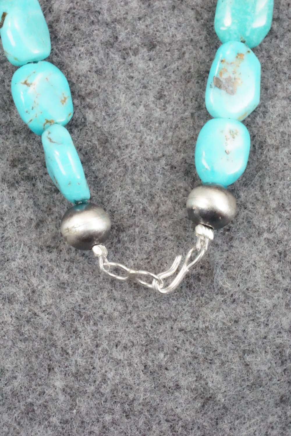 Turquoise & Sterling Silver Necklace - Doreen Jake