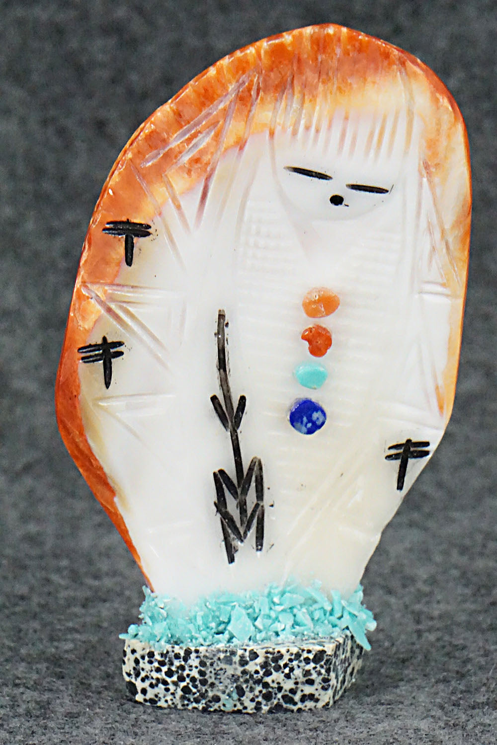 Corn Maiden Zuni Fetish Carving - Gloria Chattin