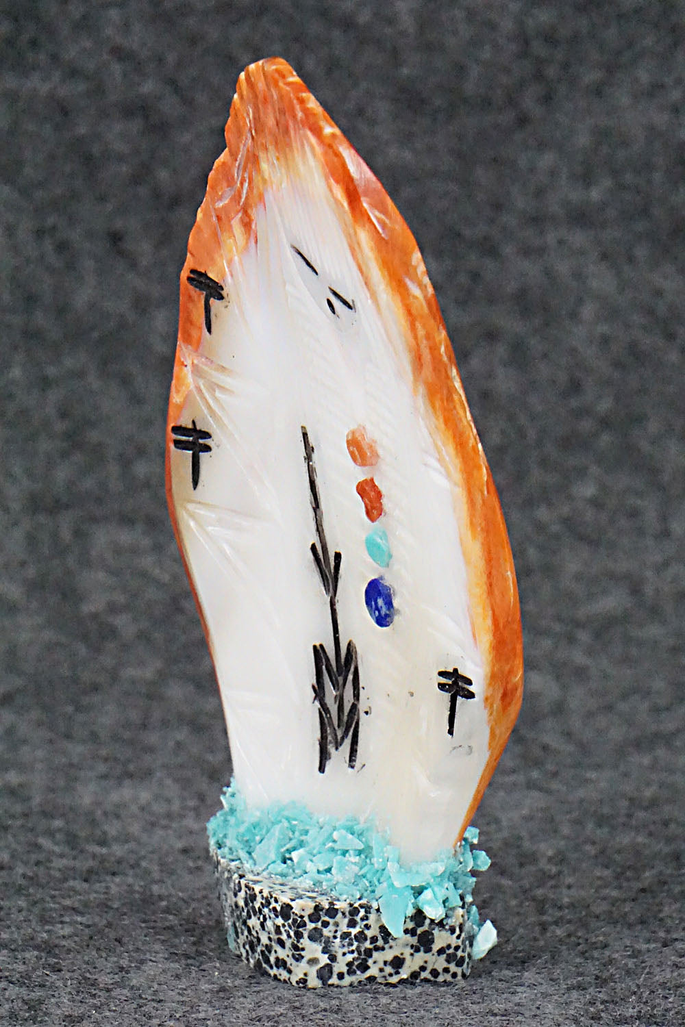 Corn Maiden Zuni Fetish Carving - Gloria Chattin