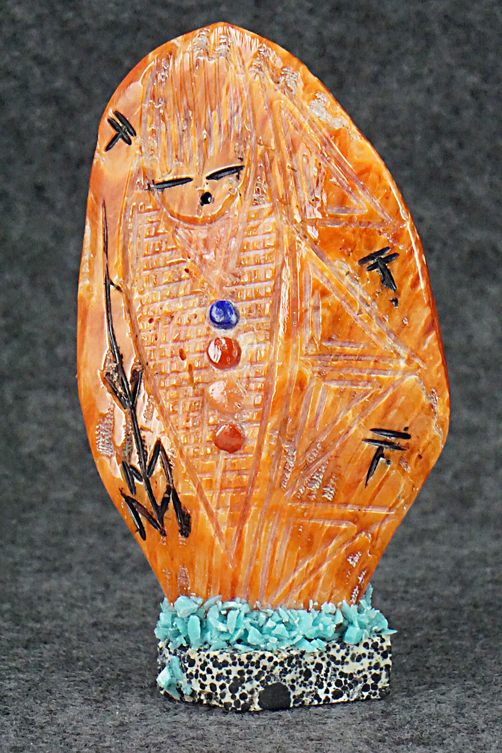 Corn Maiden Zuni Fetish Carving - Gloria Chattin