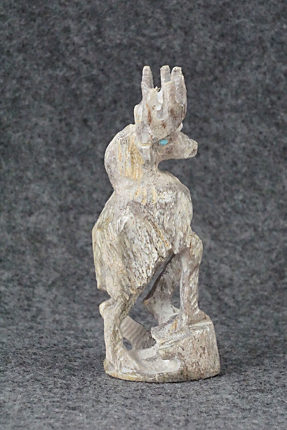 Deer Zuni Fetish Carving - Jerrold Lahaleon
