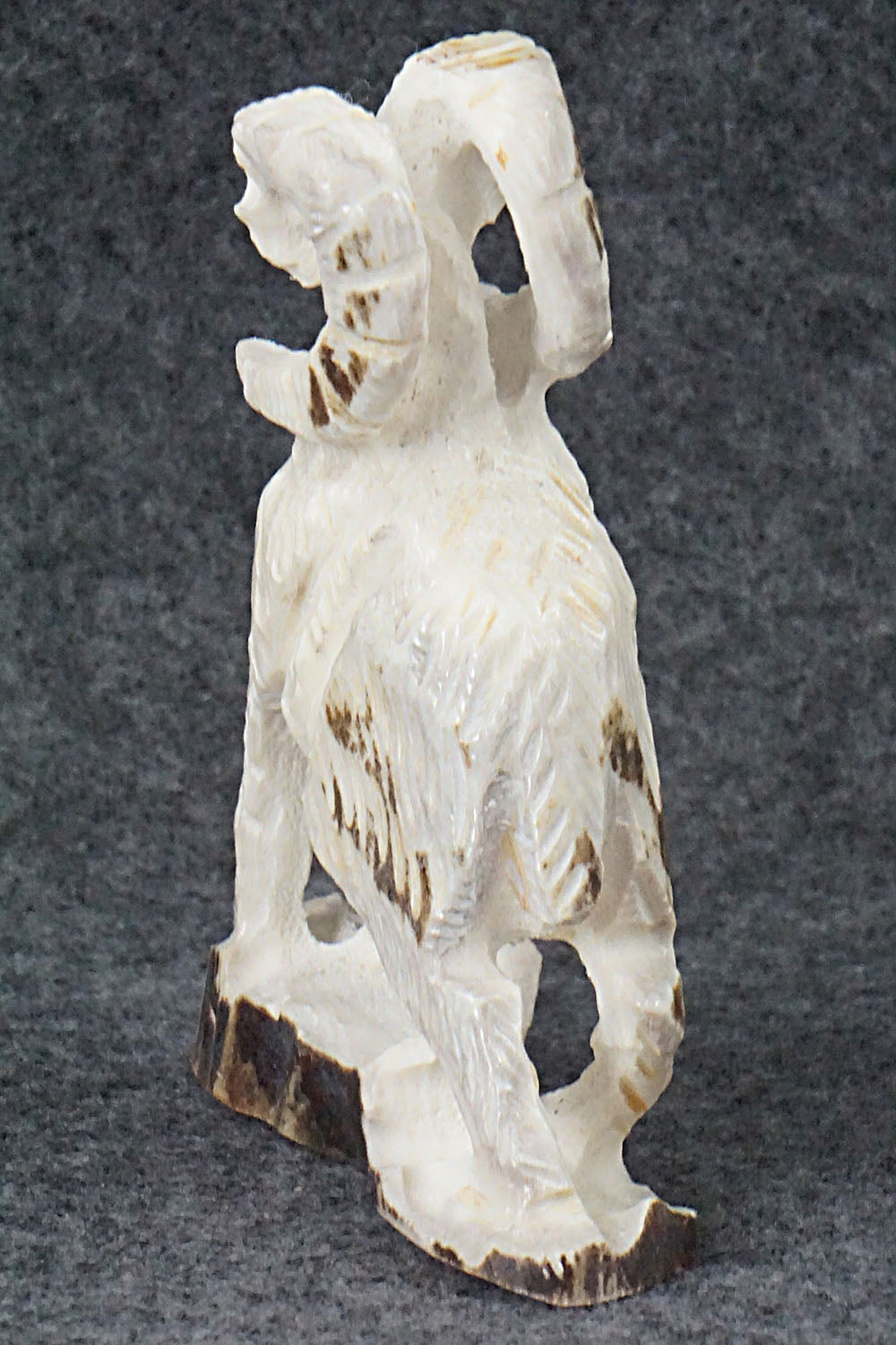 Big Horn Sheep Zuni Fetish Carving - Jerrold Lahaleon