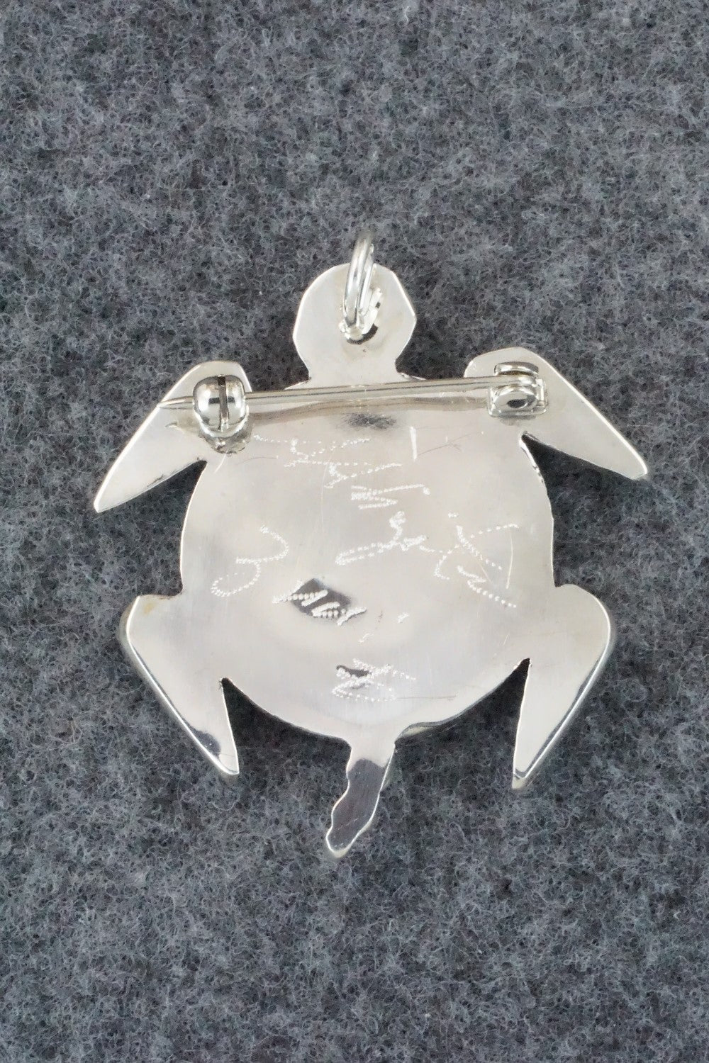 Turquoise and Sterling Silver Pendant & Pin - Angus Ahiyite