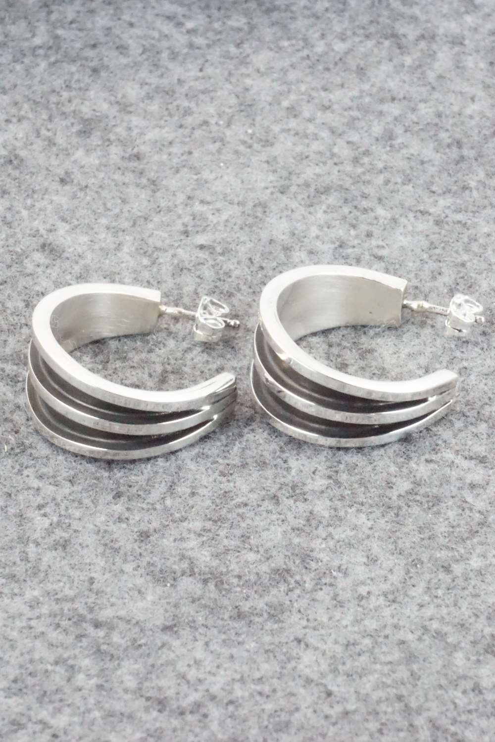 Sterling Silver Earrings - Tom Hawk