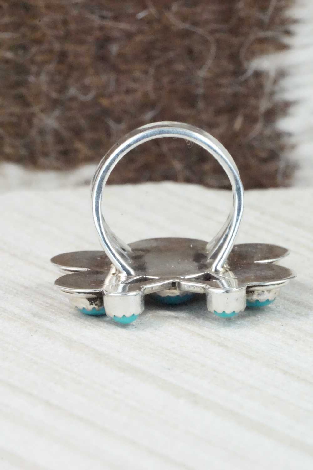 Turquoise & Sterling Silver Ring - Garrison Boyd - Size 5.5