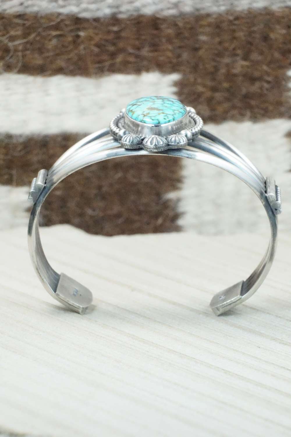 Turquoise & Sterling Silver Bracelet - Michael Calladitto