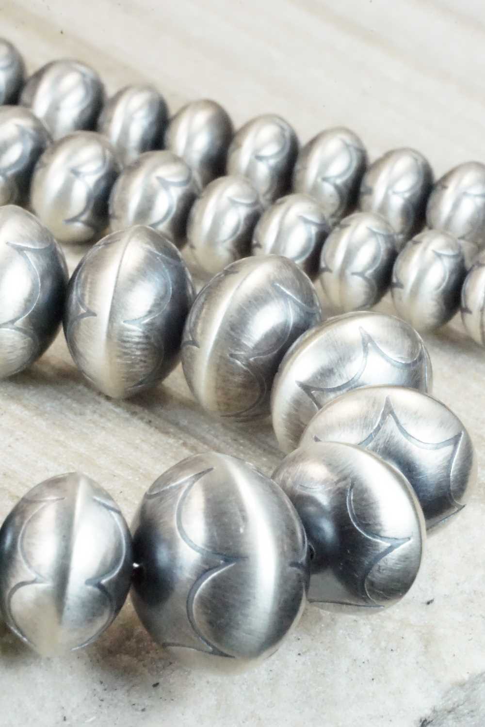 Sterling Silver Navajo Pearl Necklace - Jan Mariano