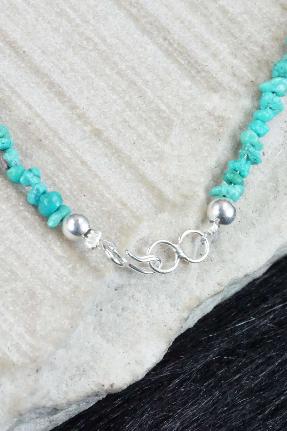 Turquoise & Sterling Silver Necklace - Doreen Jake