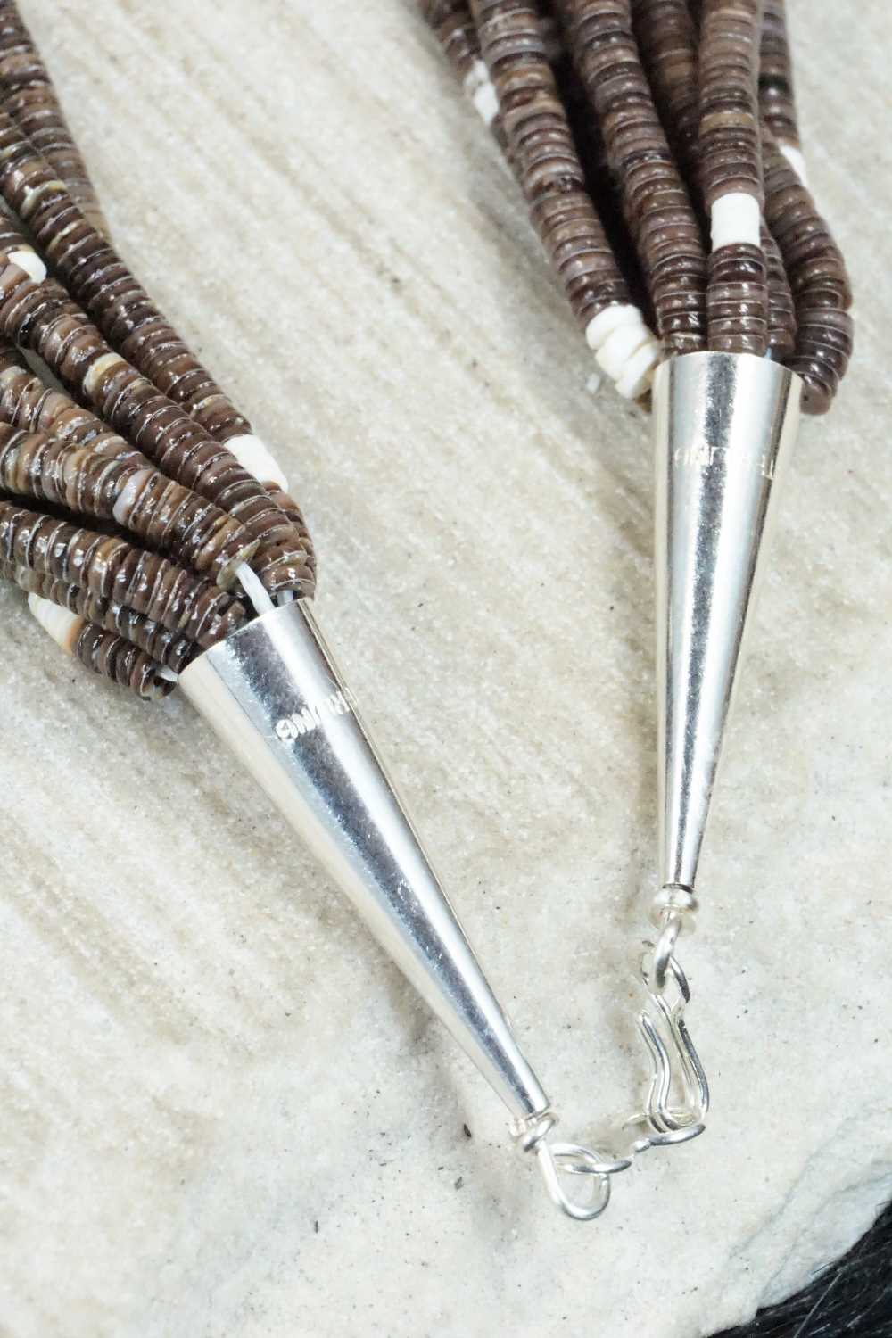 Shell & Sterling Silver Necklace - Ramona Bird