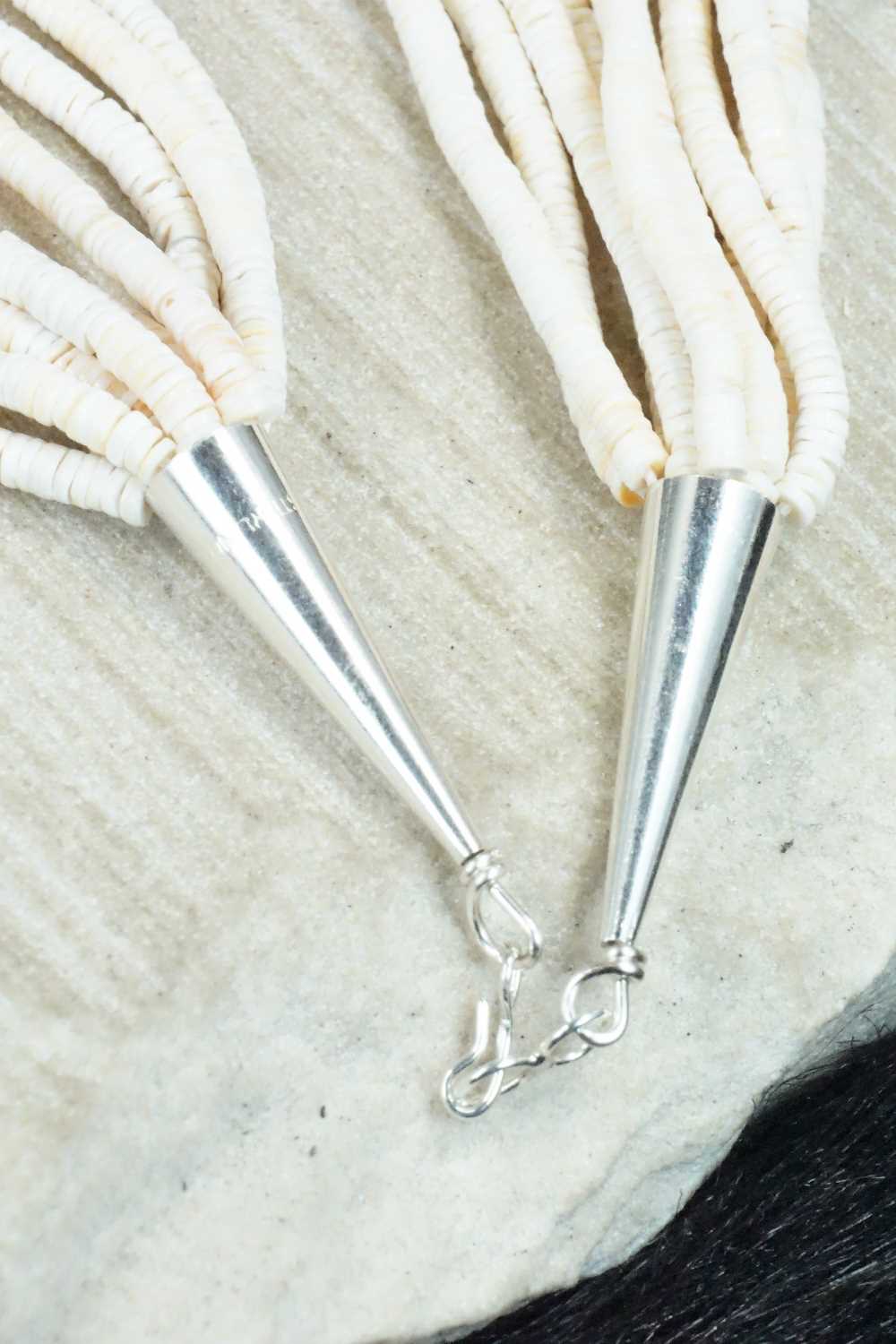 Shell & Sterling Silver Necklace - Ramona Bird