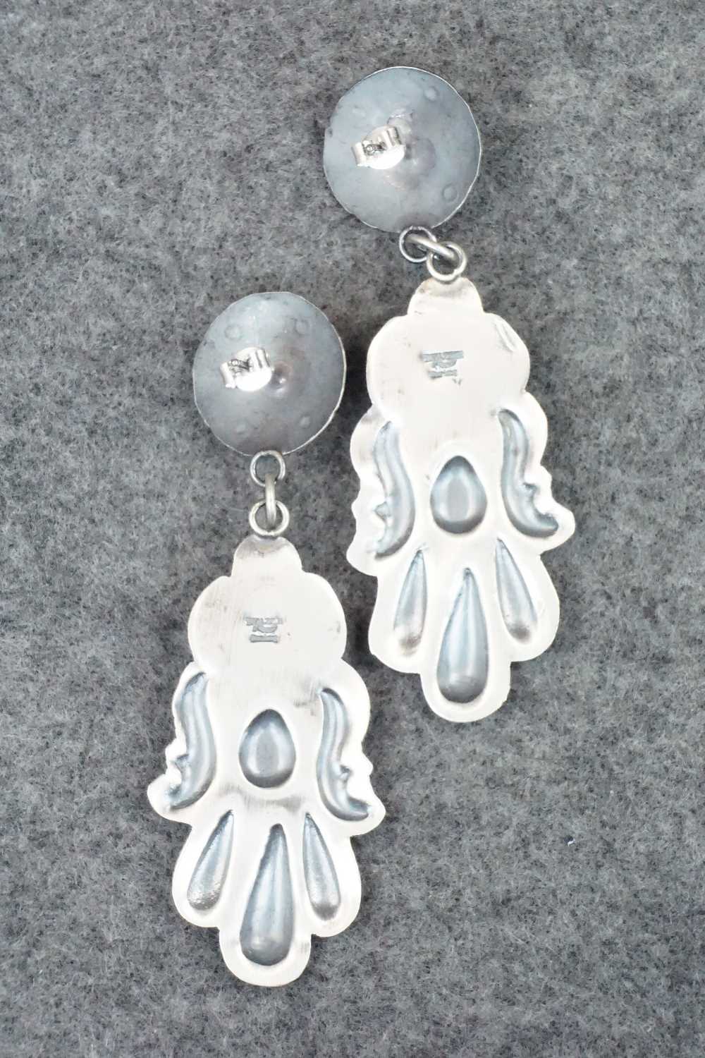 Turquoise & Sterling Silver Earrings - Gabrielle Yazzie