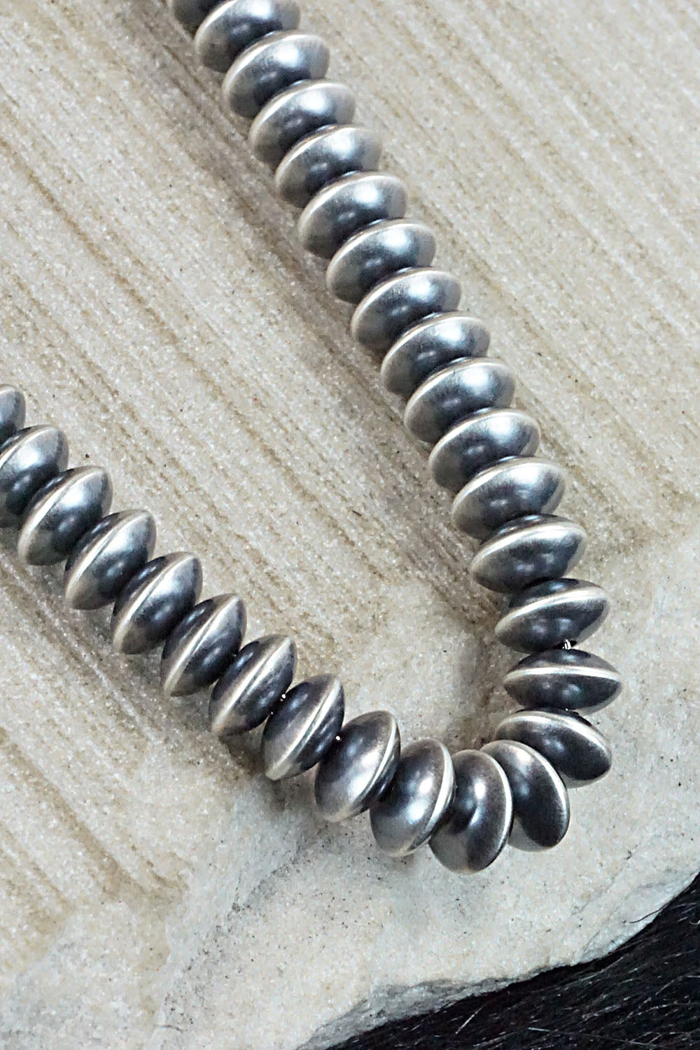 Sterling Silver Navajo Pearl Necklace - Jan Mariano
