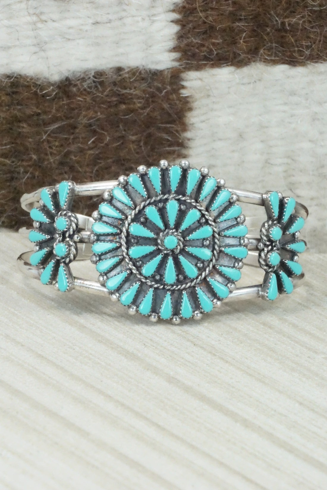 Turquoise & Sterling Silver Bracelet - Albert Gasper