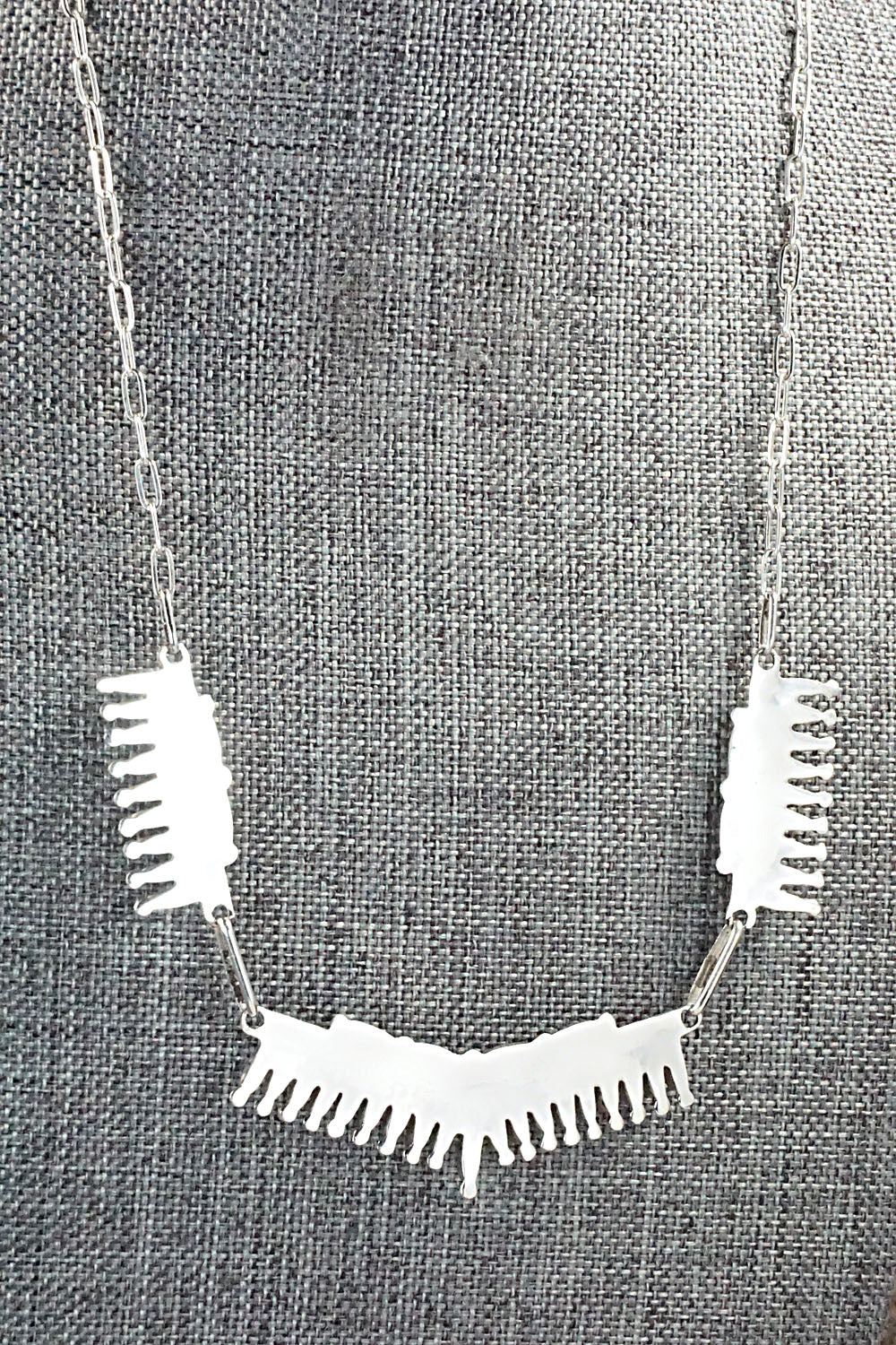 Turquoise & Sterling Silver Necklace and Earrings Set - Rena Cachini