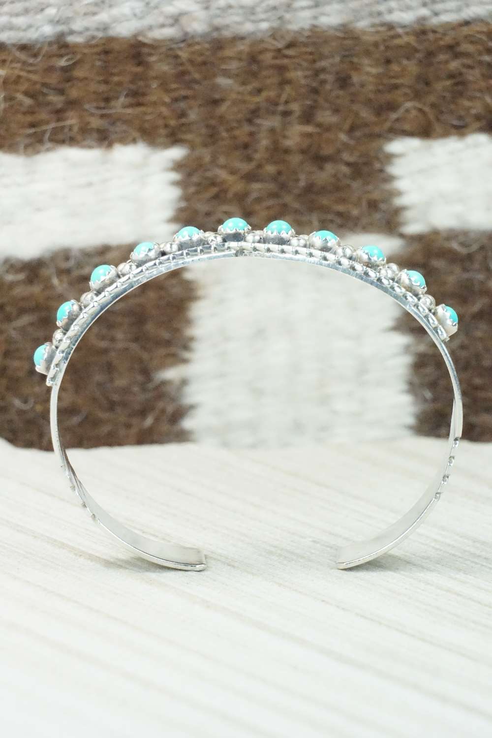 Turquoise & Sterling Silver Bracelet - Thomas Yazzie