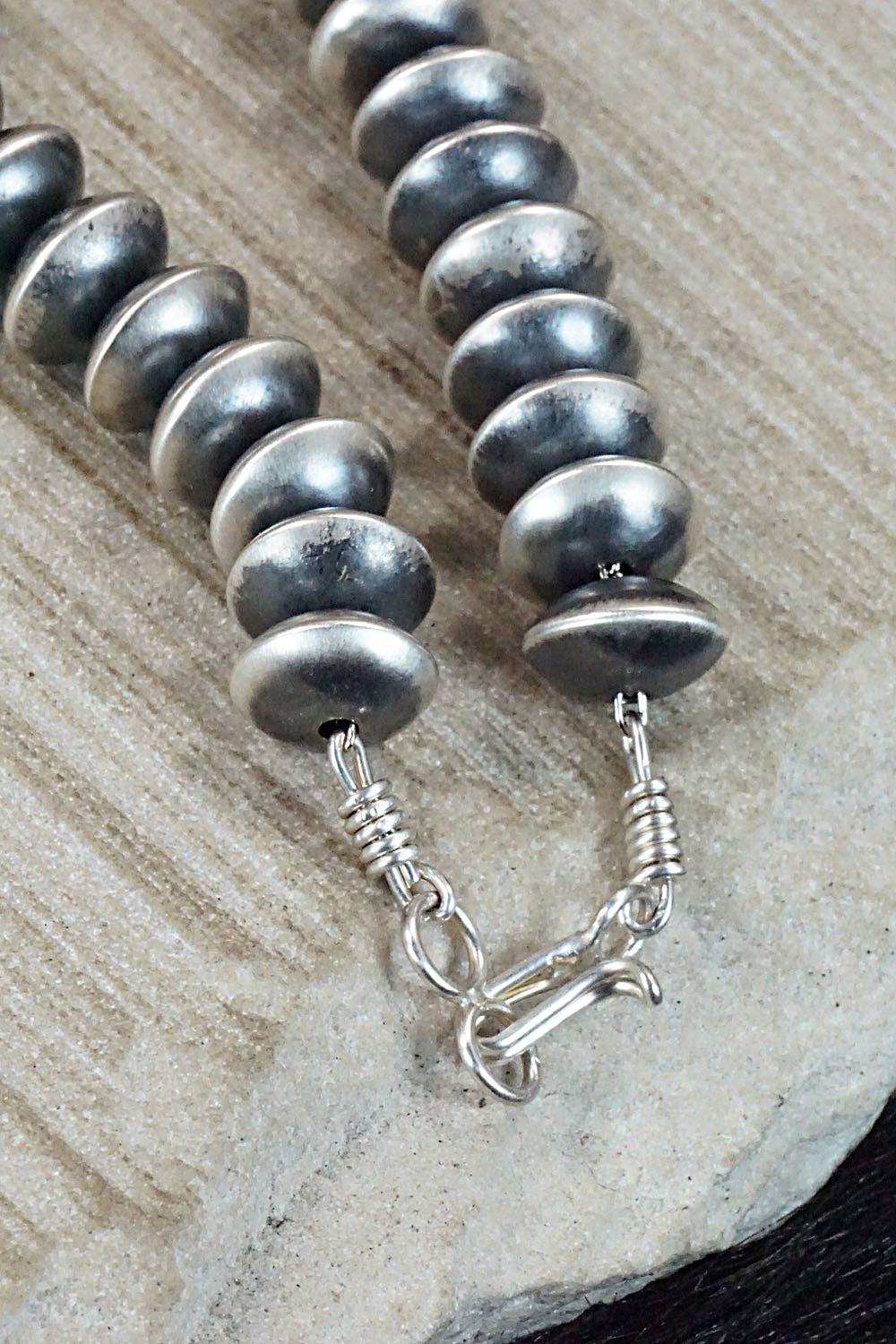 Sterling Silver Navajo Pearl Necklace - Jan Mariano