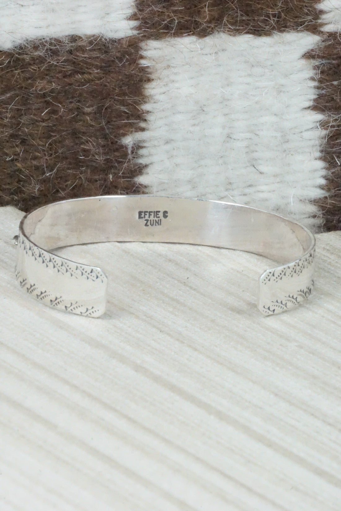 Turquoise & Sterling Silver Bracelet - Joy Calavaza