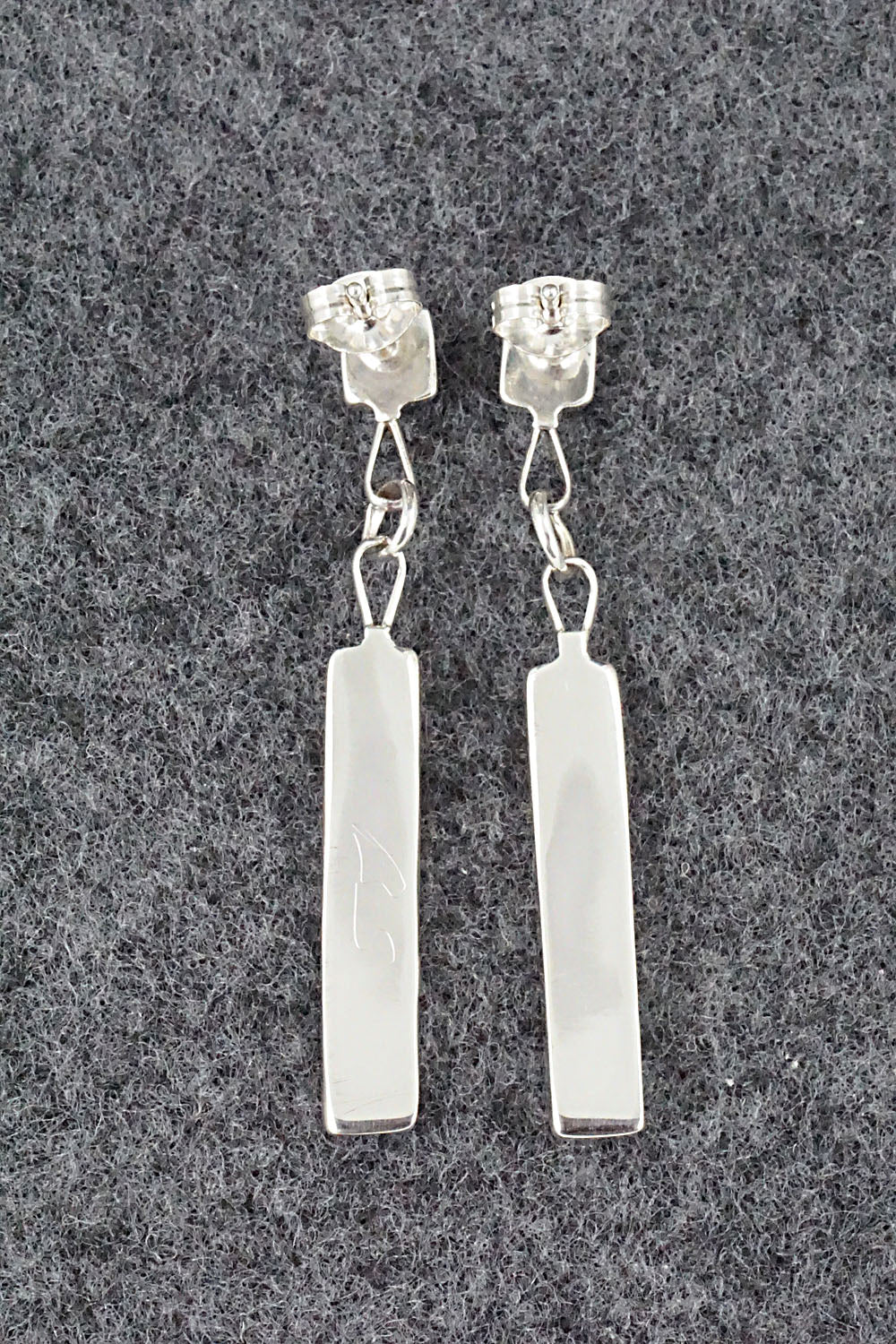 Multi Stone & Sterling Silver Inlay Earrings - Bobby Sanchez