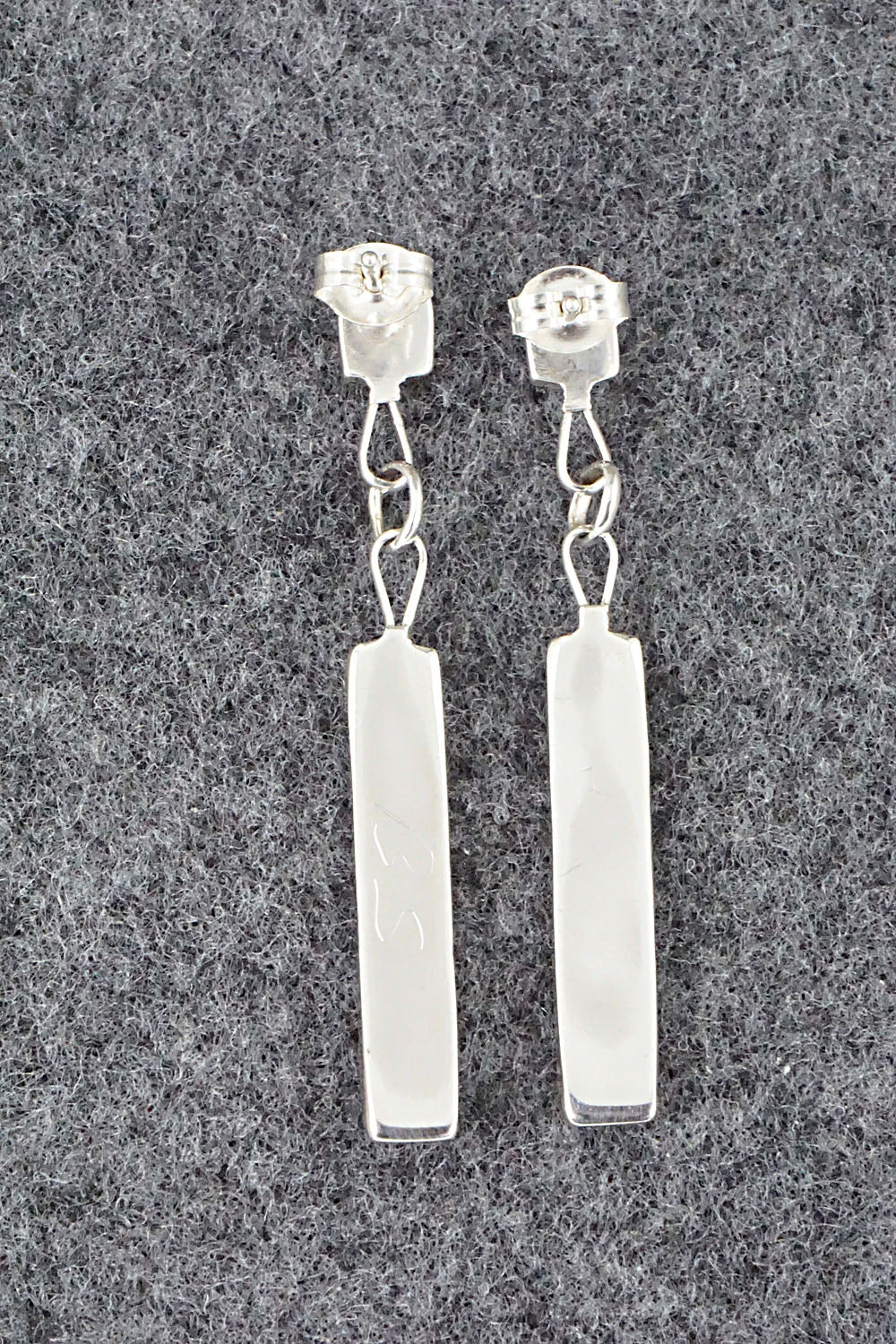 Multi Stone & Sterling Silver Inlay Earrings - Bobby Sanchez