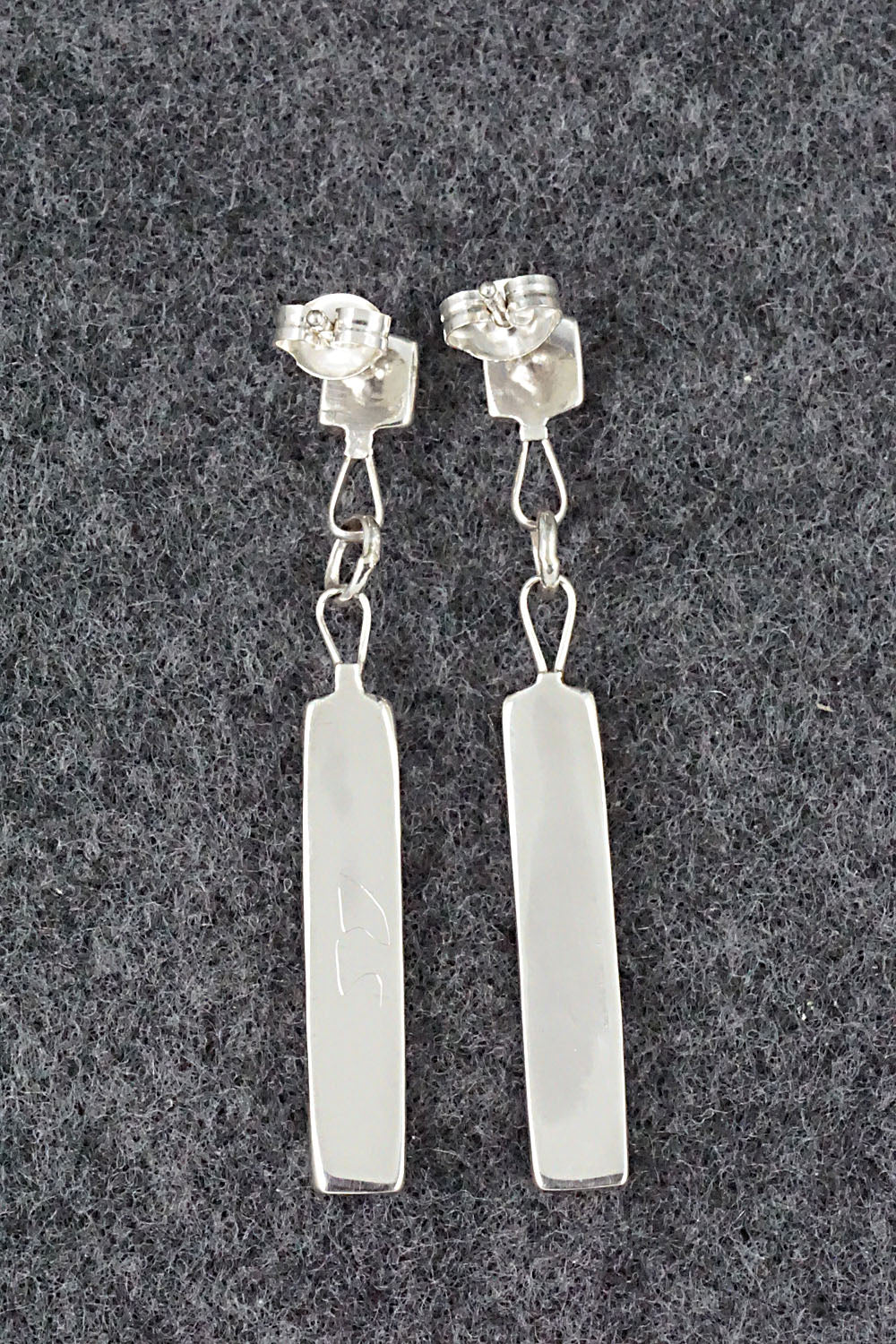Multi Stone & Sterling Silver Inlay Earrings - Bobby Sanchez