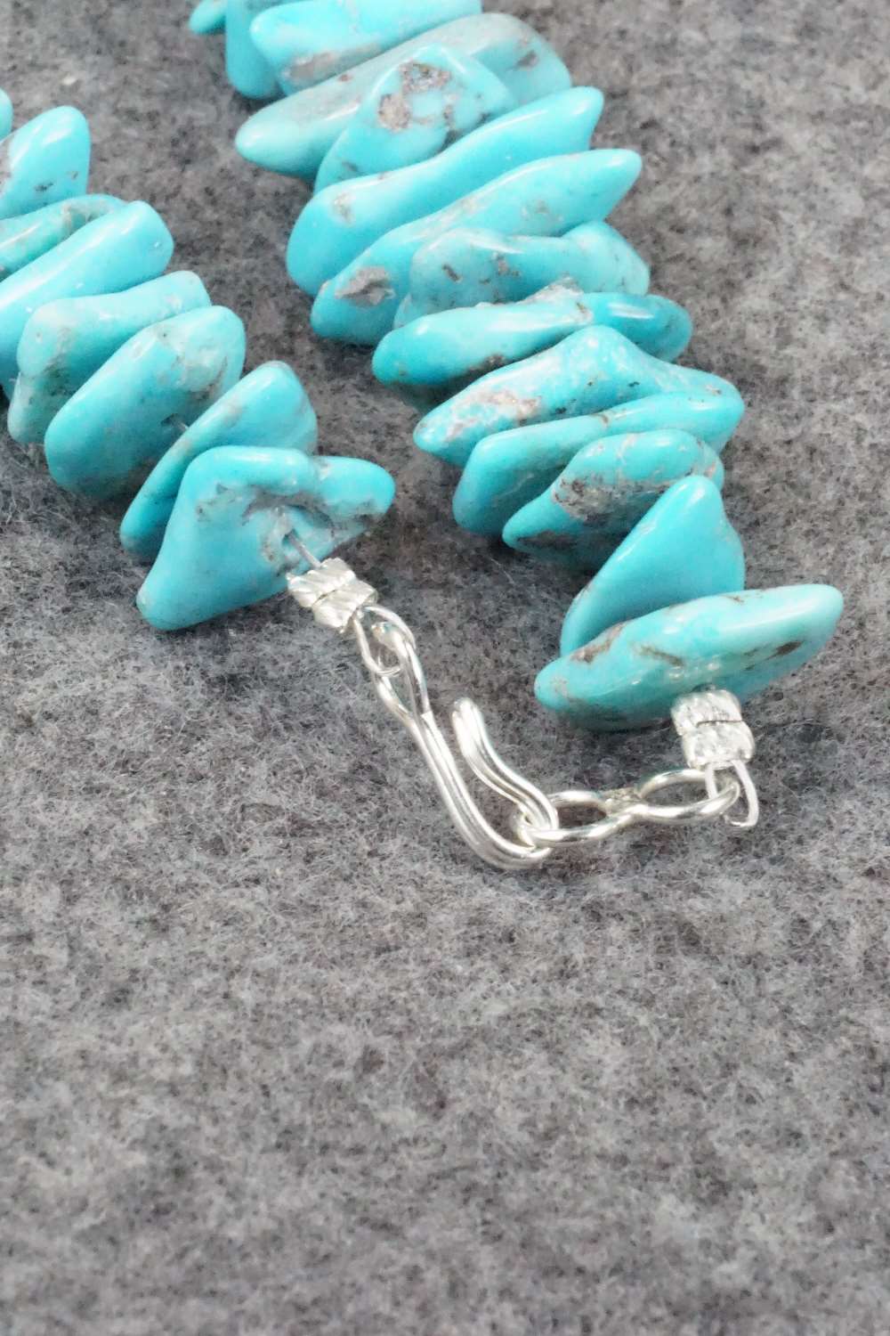 Turquoise & Sterling Silver Necklace - Doreen Jake