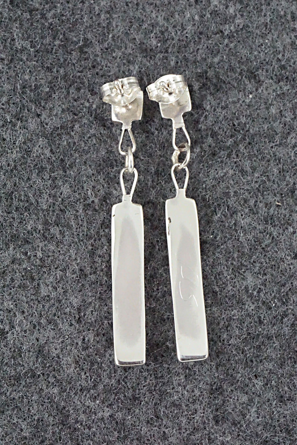 Multi Stone & Sterling Silver Inlay Earrings - Bobby Sanchez