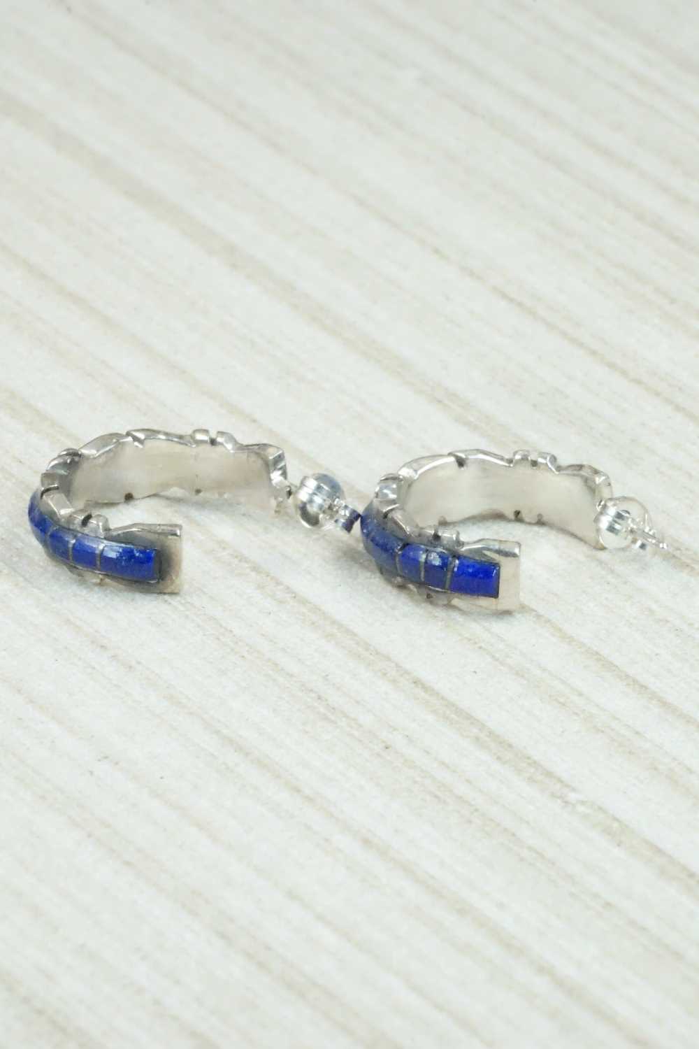 Lapis & Sterling Silver Earrings - Sheldon Lalio