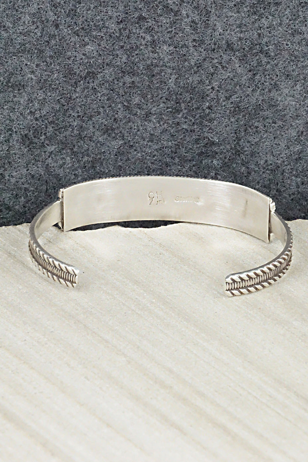 Turquoise & Sterling Silver Inlay Bracelet - Claudine Haloo