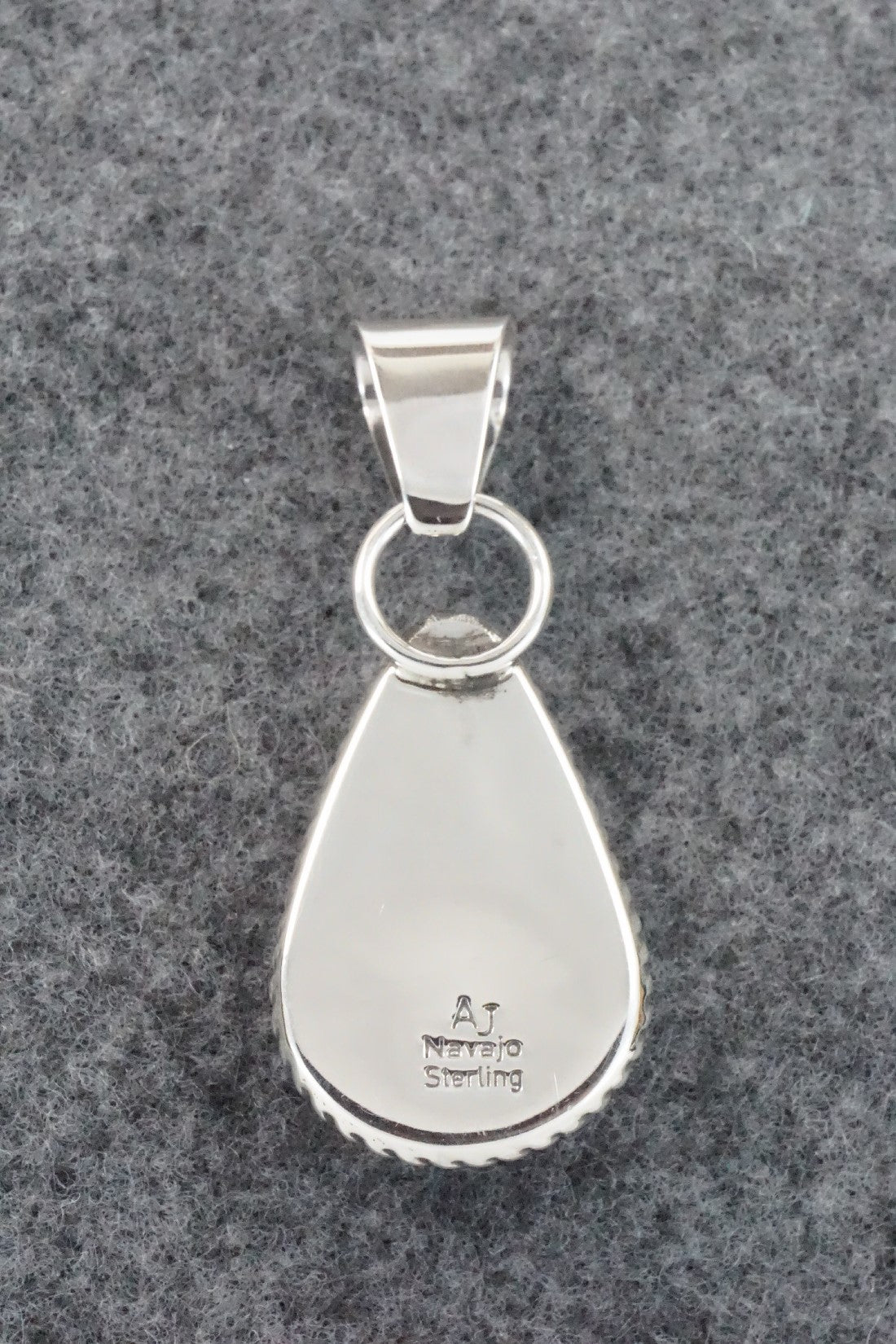 Wild Horse & Sterling Silver Pendant - Alvin Joe