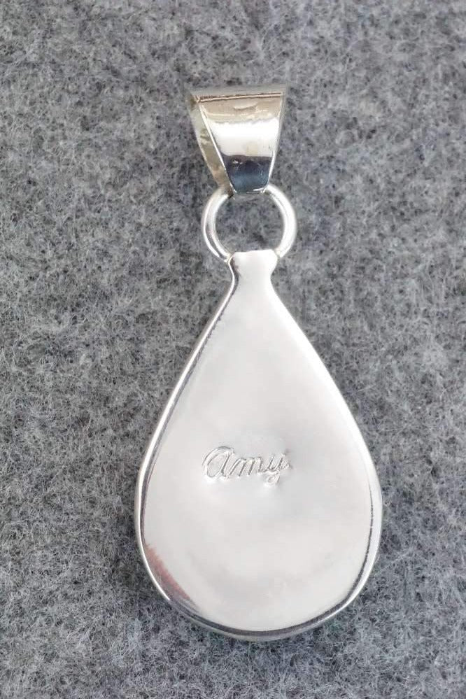 Turquoise & Sterling Silver Pendant - Amy Wesley
