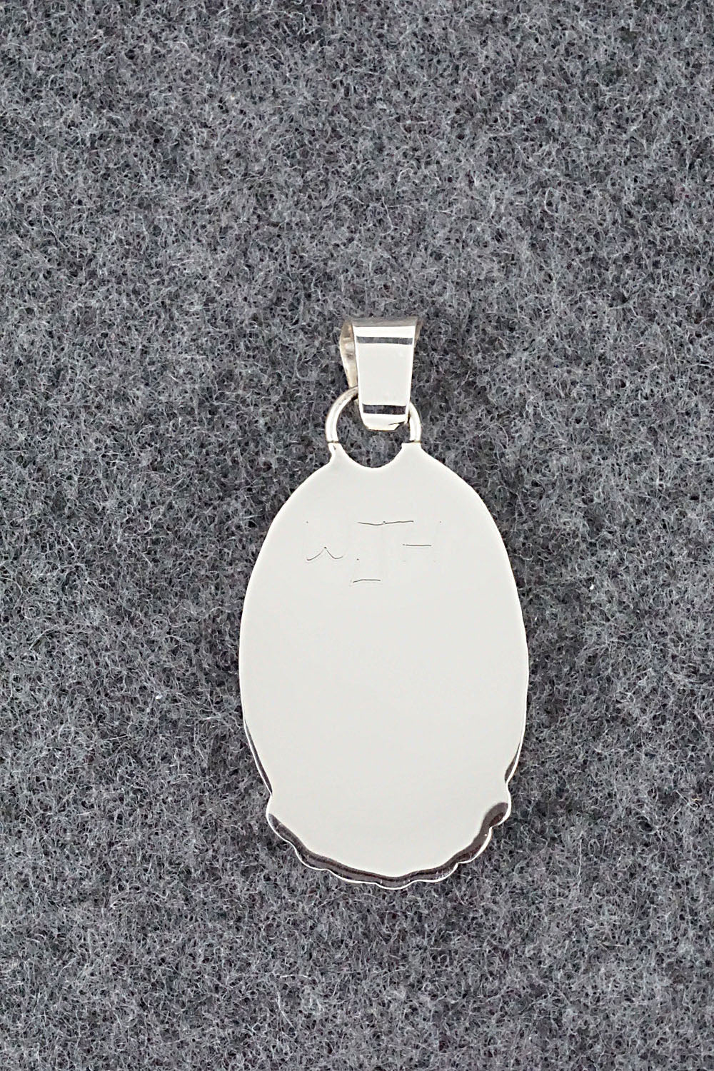 Multi Stone & Sterling Silver Inlay Pendant - Wayne Haloo