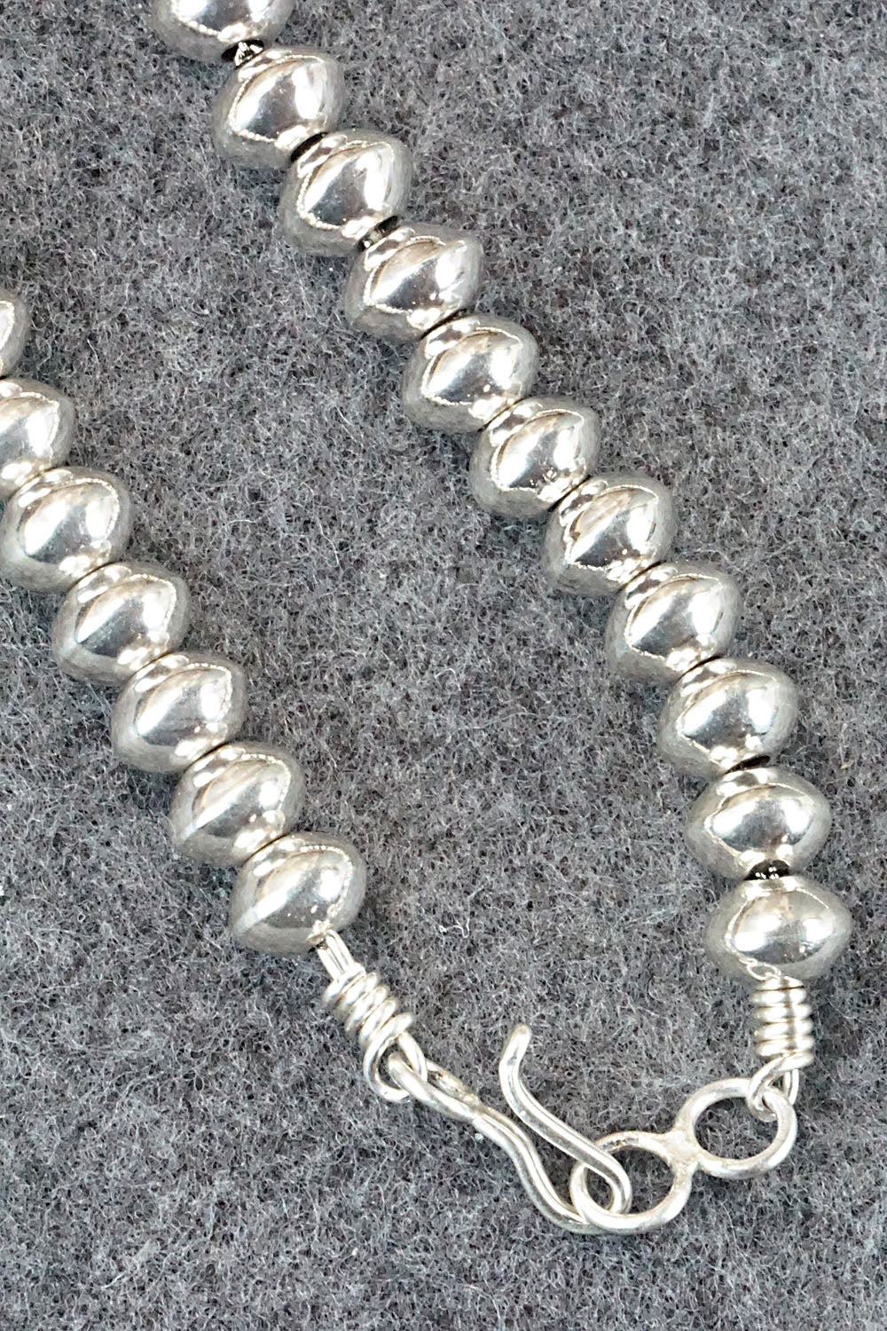 Sterling Silver Navajo Pearl Necklace - Jan Mariano