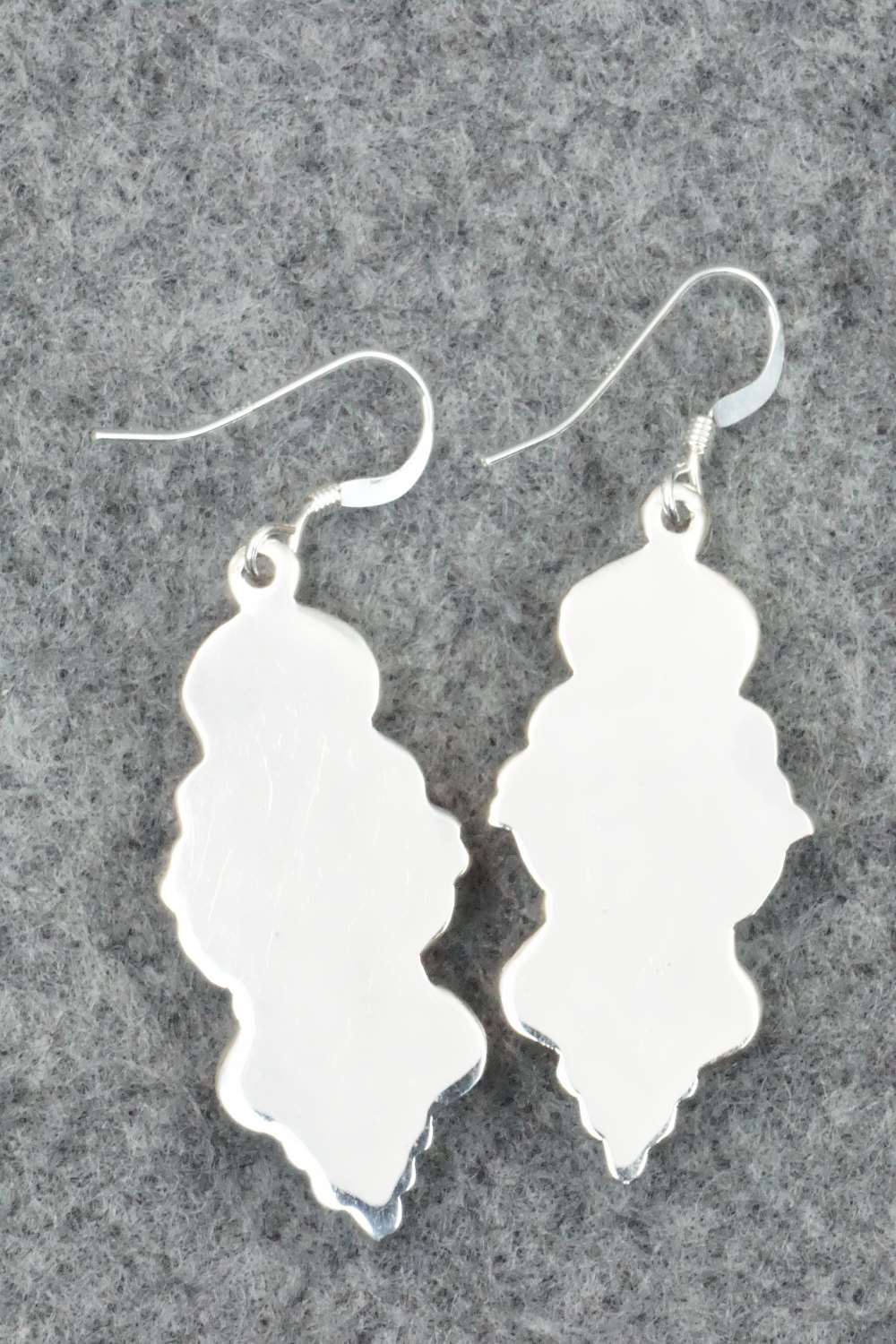 Turquoise, Coral & Sterling Silver Earrings - Annie Spencer