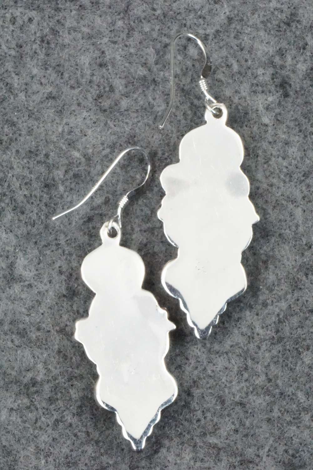 Turquoise, Coral & Sterling Silver Earrings - Annie Spencer