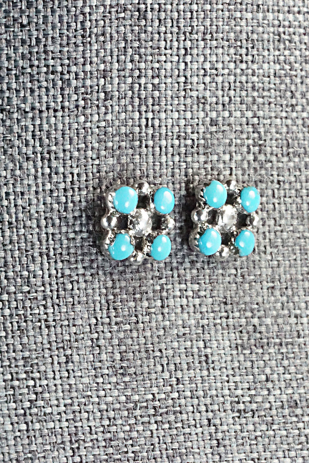 Turquoise & Sterling Silver Earrings - Maxine Malanie