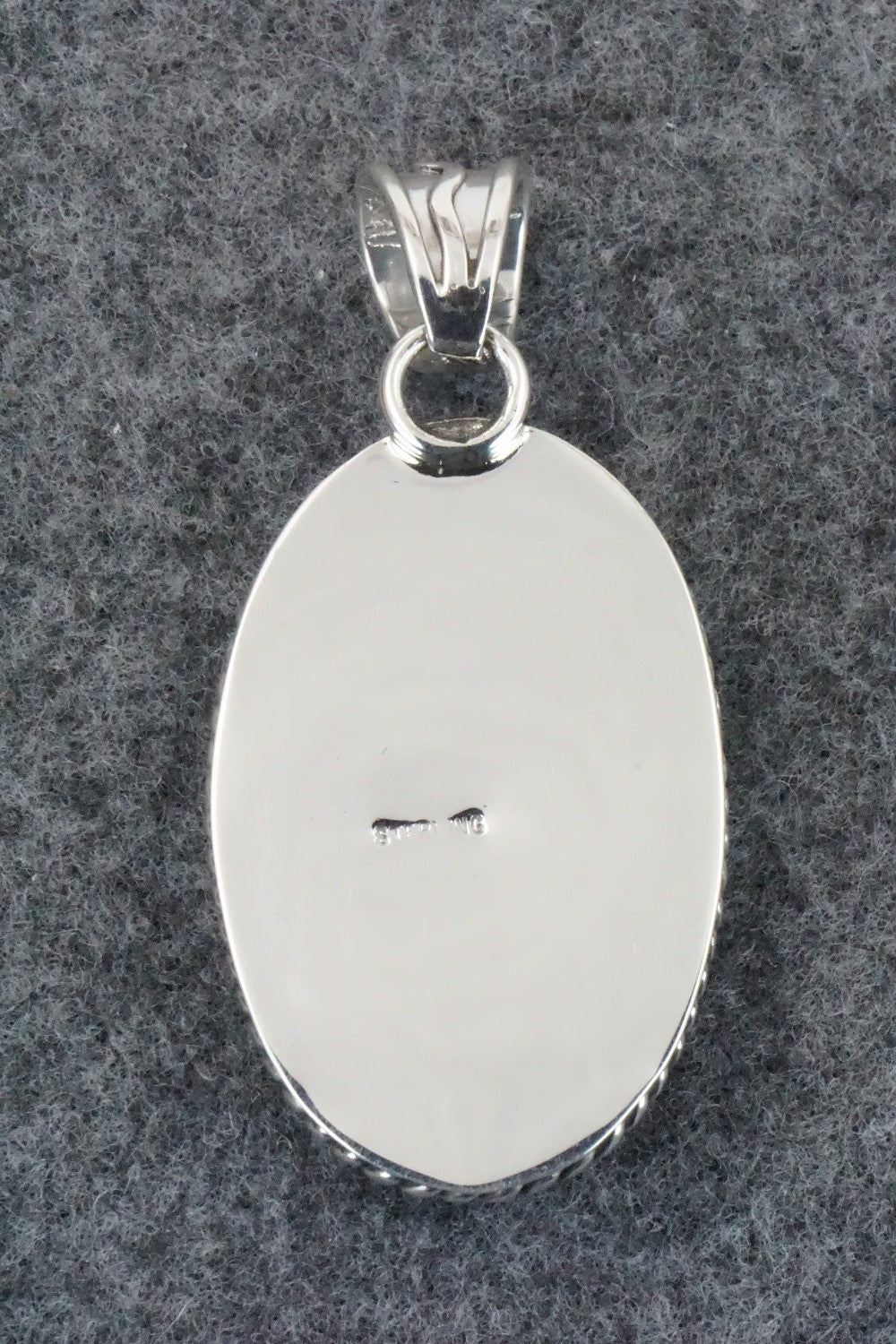 Turquoise & Sterling Silver Pendant - Sheena Jack
