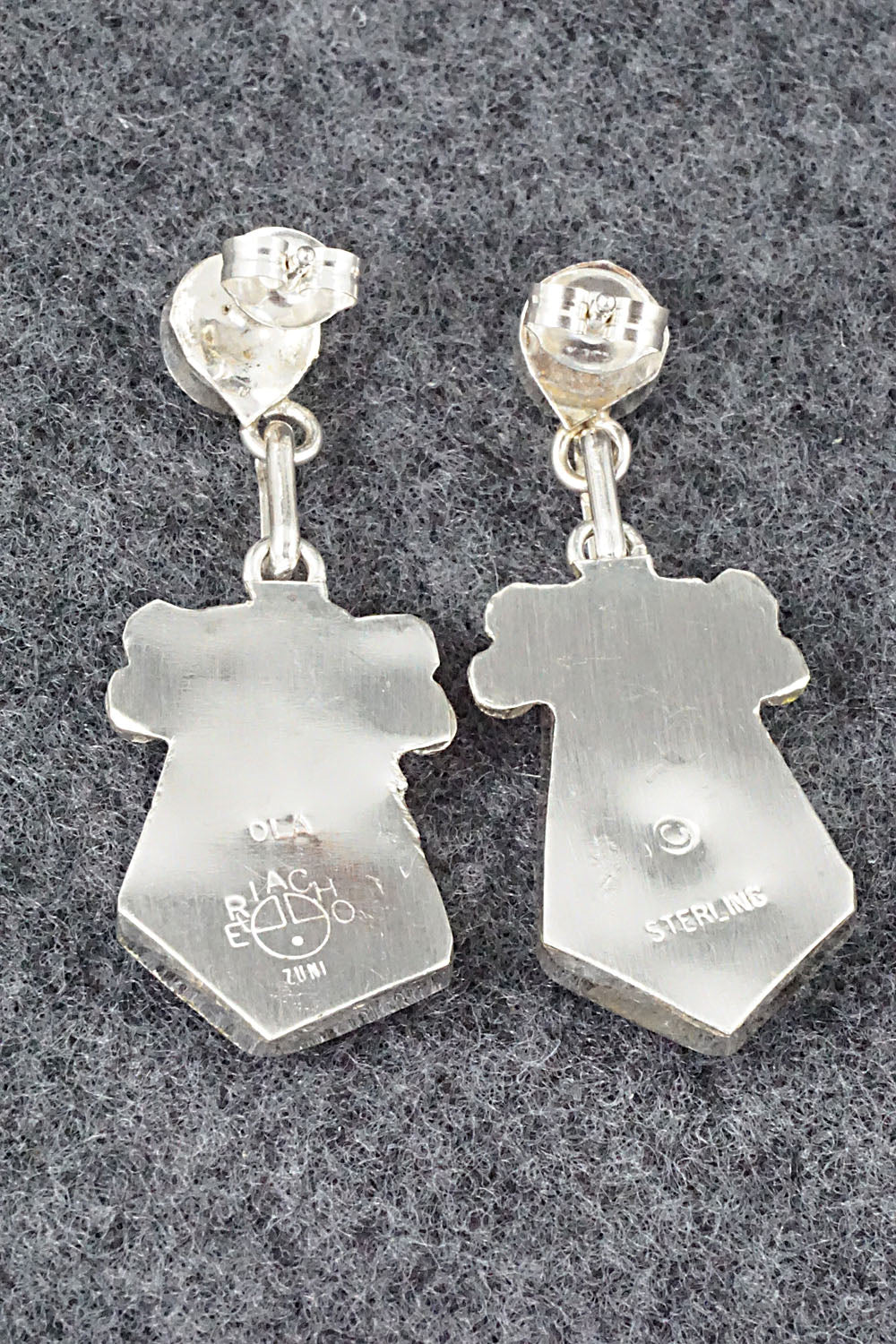 Multi Stone Inlay & Sterling Silver Earrings - Ola Eriacho