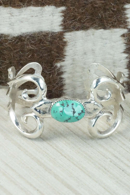 Turquoise & Sterling Silver Bracelet - Lorraine Chee