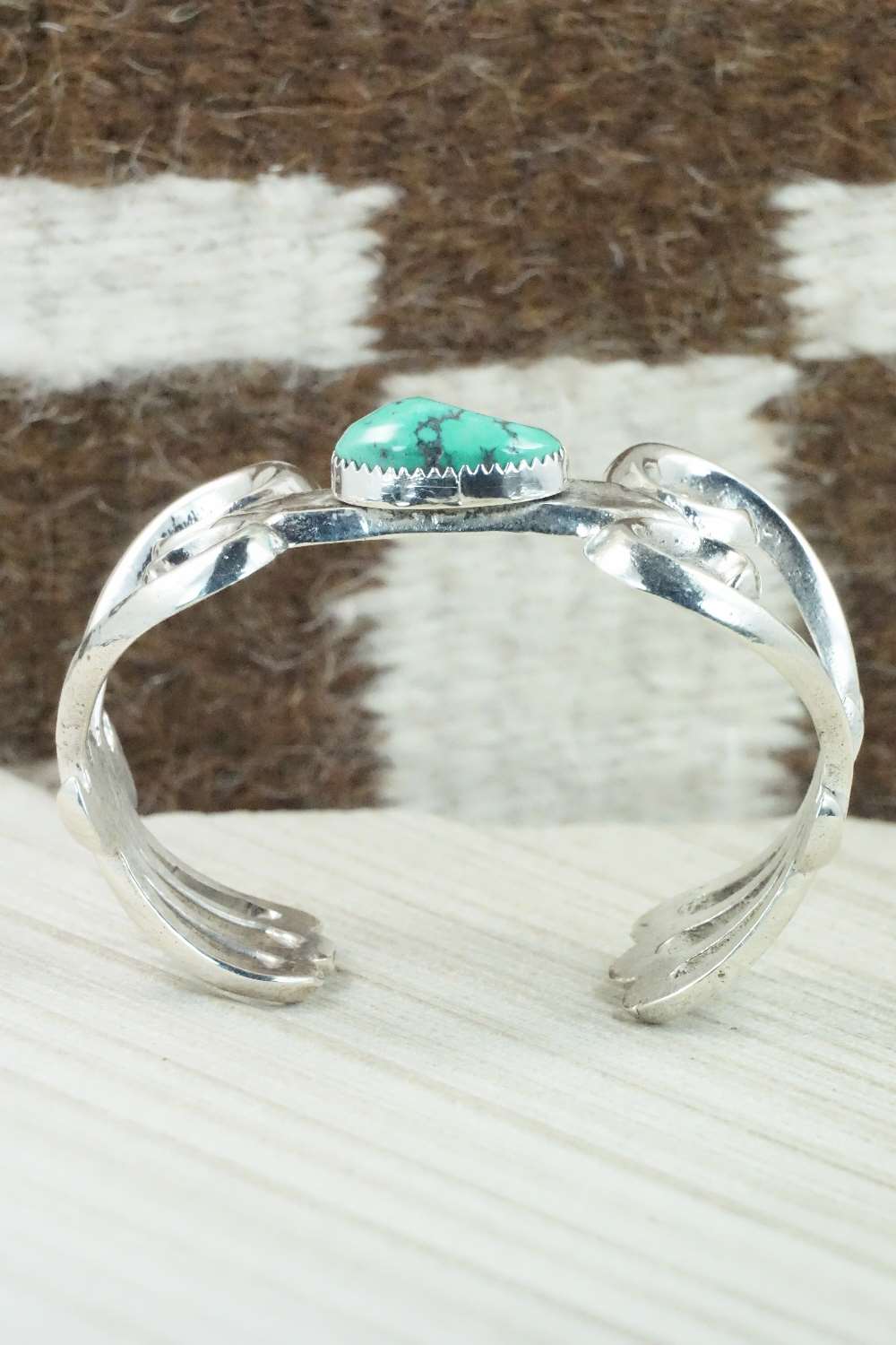 Turquoise & Sterling Silver Bracelet - Lorraine Chee