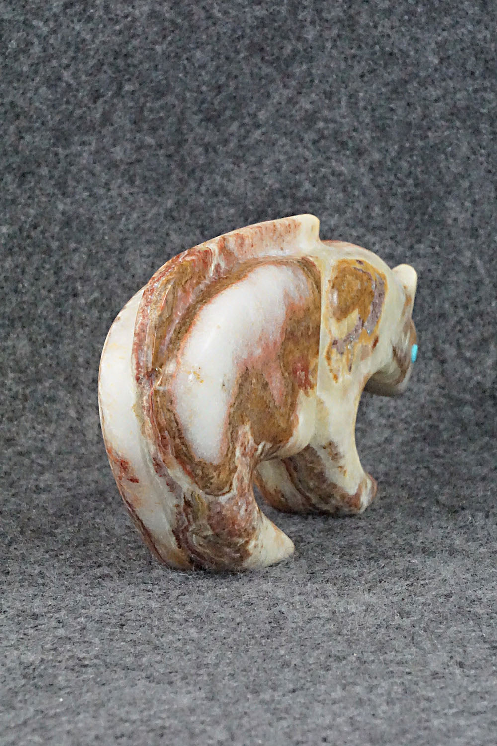 Mountain Lion Zuni Fetish Carving - Ronnie Lunasee