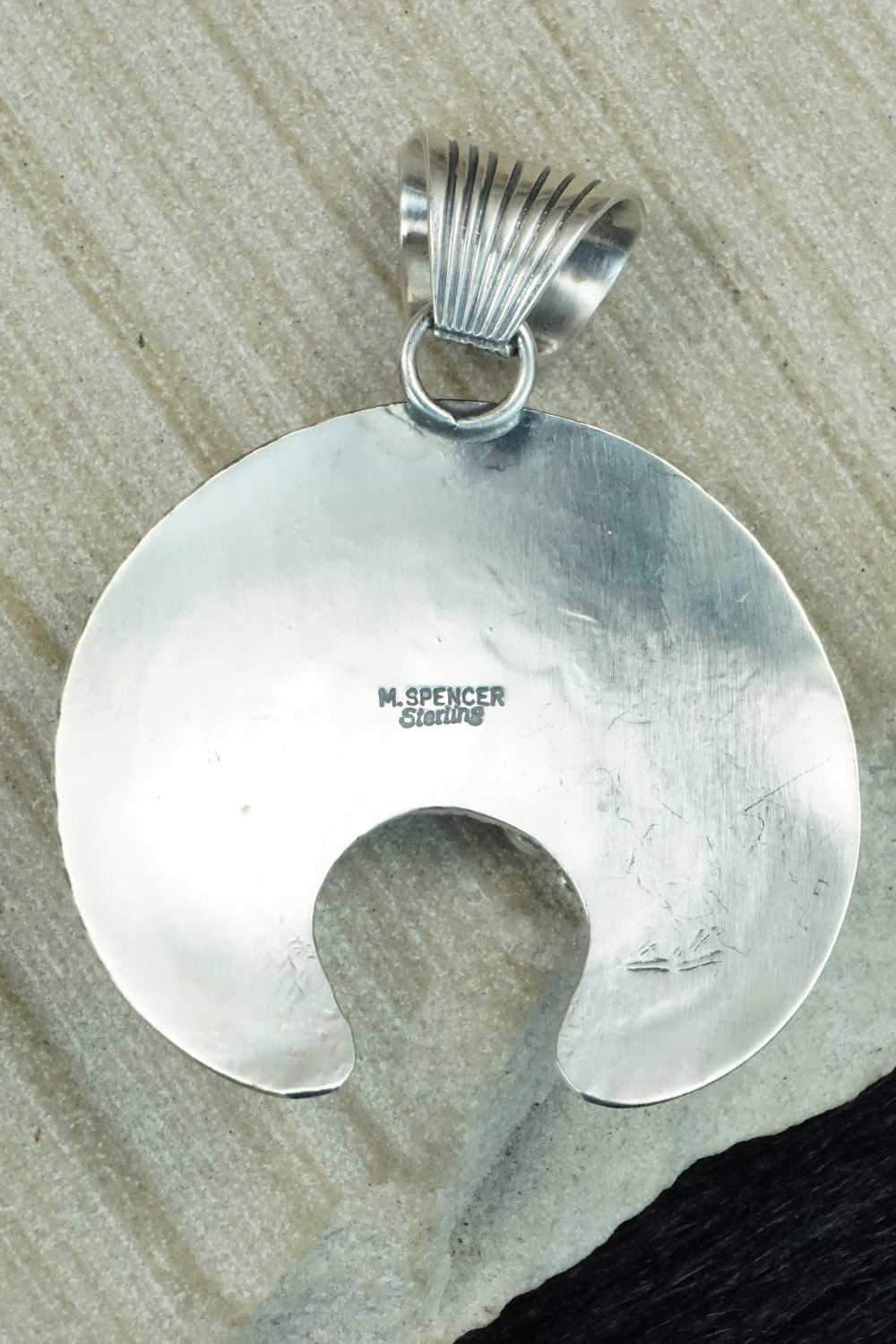 Turquoise & Sterling Silver Pendant - Mary Ann Spencer