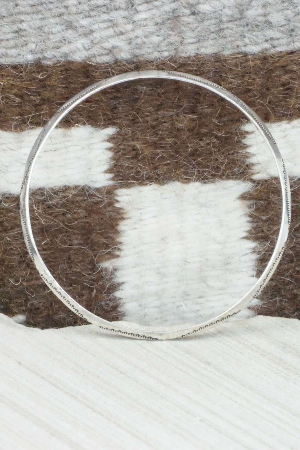 Sterling Silver Bangle Cuff - Elaine Tahe
