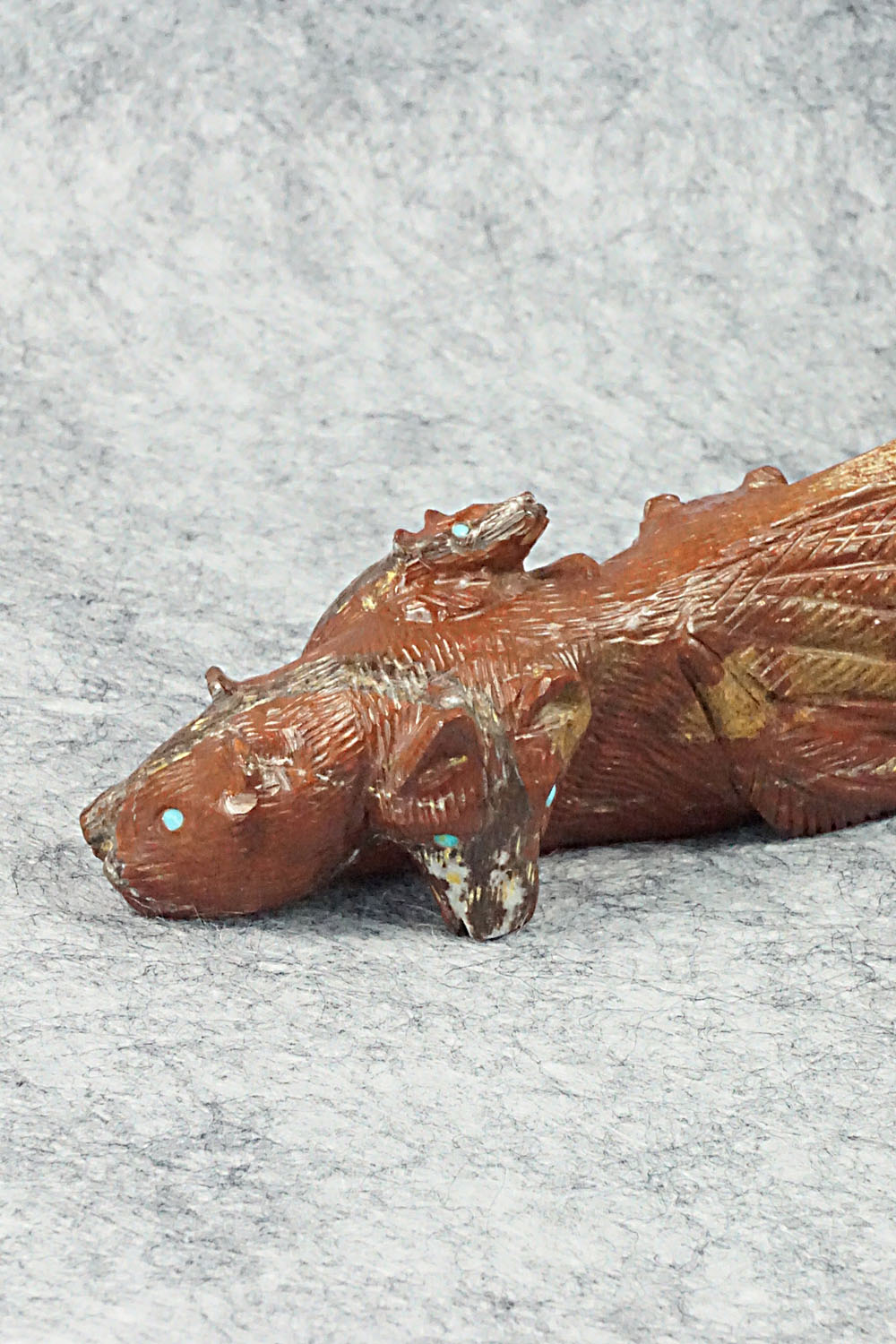 Multi Direction Zuni Fetish Carving - Lance Cheama