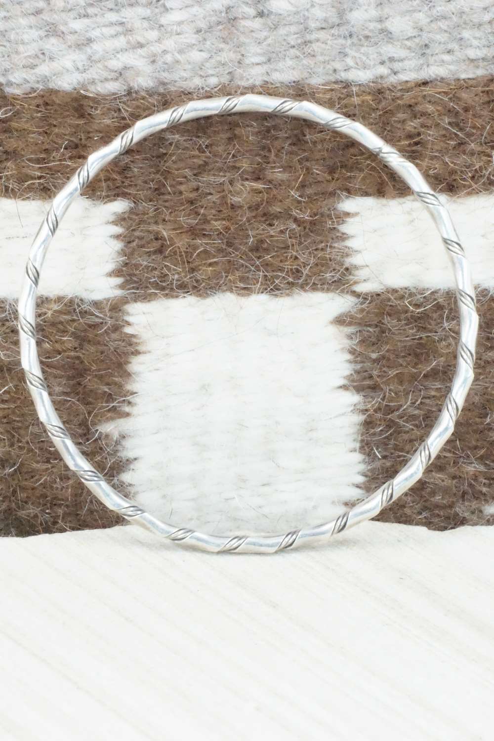 Sterling Silver Bangle Cuff - Elaine Tahe