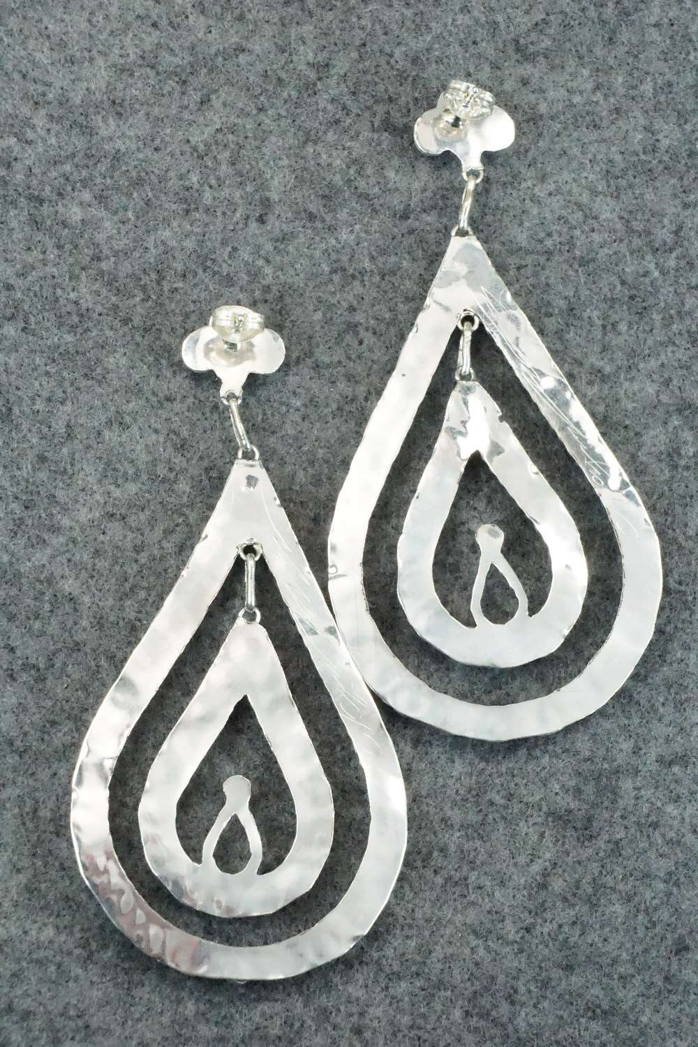 Turquoise & Sterling Silver Earrings - Wayne Johnson Jr.