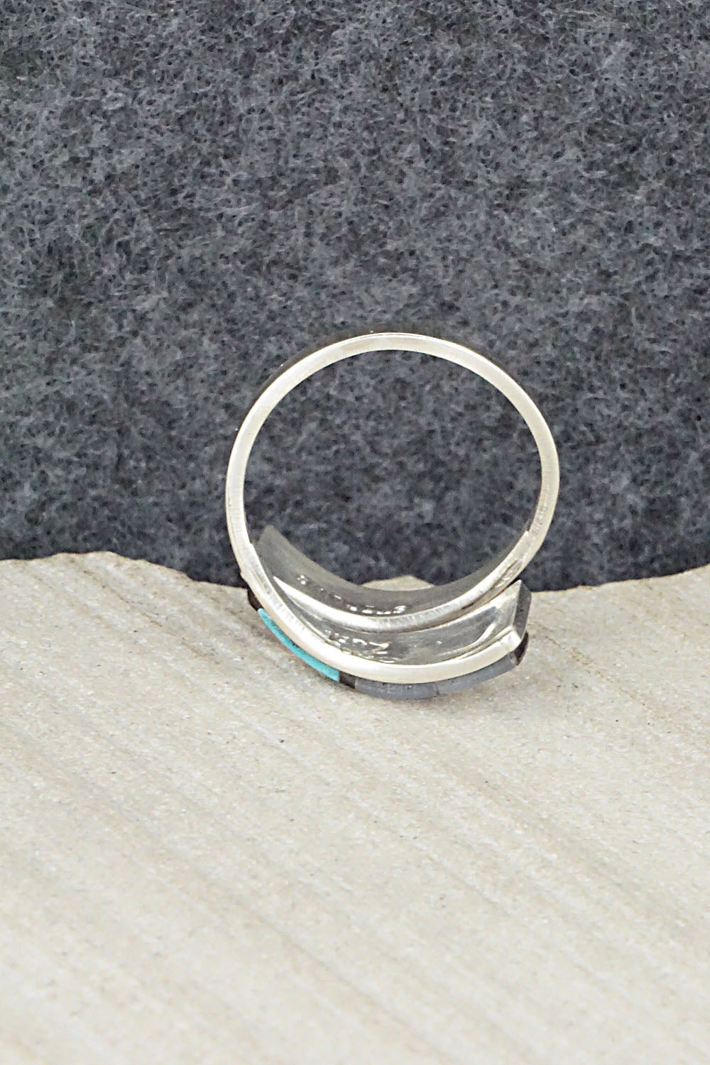 Multi Stone & Sterling Silver Ring - Mya Qualo - Size 6.25