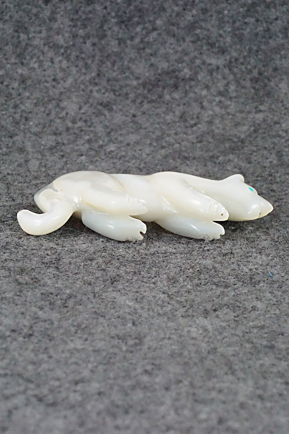Mountain Lion Zuni Fetish Carving - Andres Quandelacy