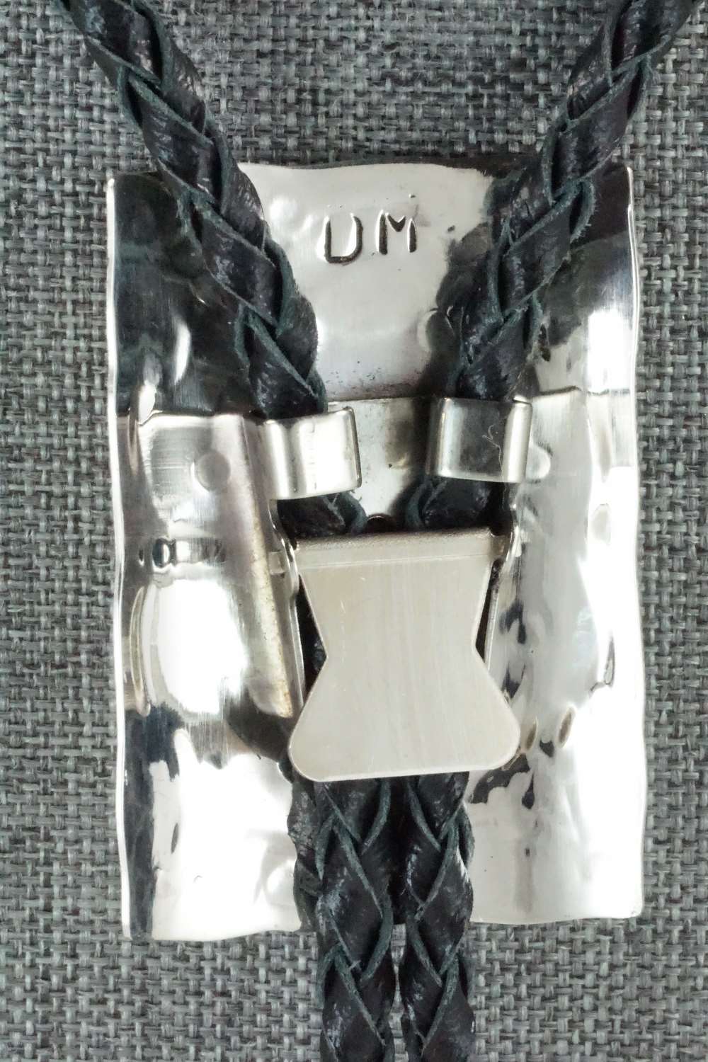 Turquoise, Coral & Sterling Silver Bolo Tie - Dale Morgan