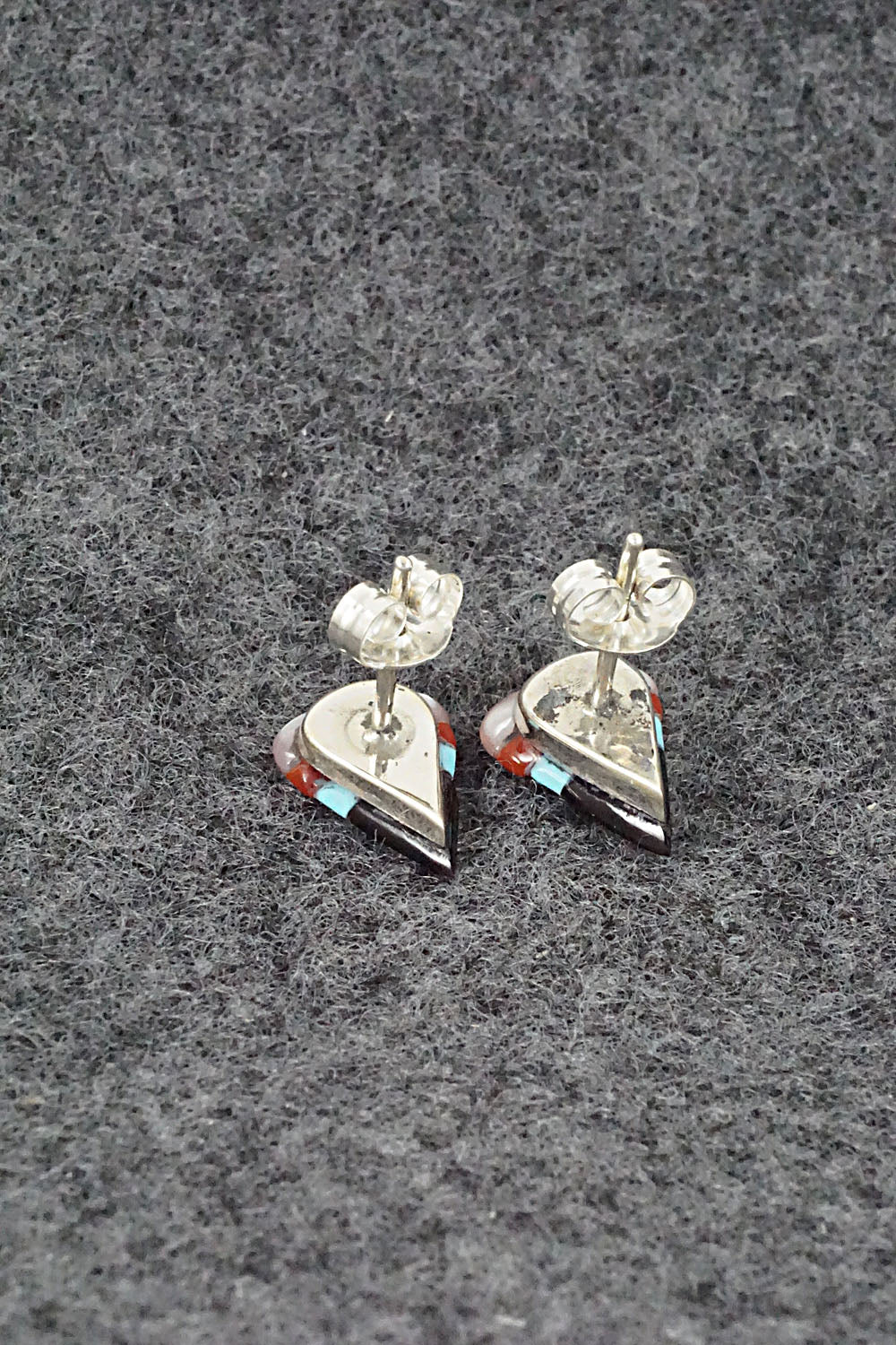 Multi Stone & Sterling Silver Earrings - Preston Walela