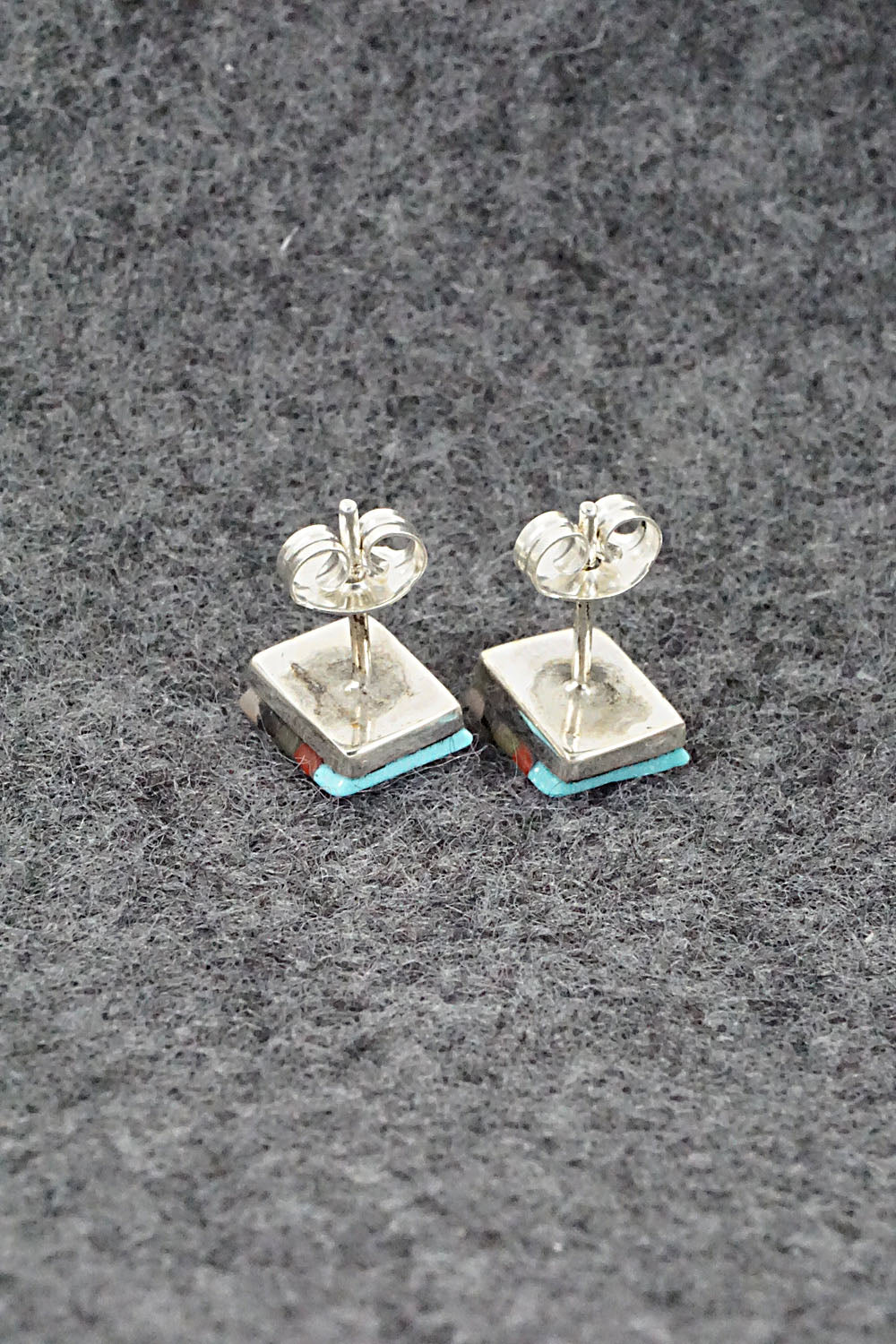 Multi Stone & Sterling Silver Earrings - Preston Walela